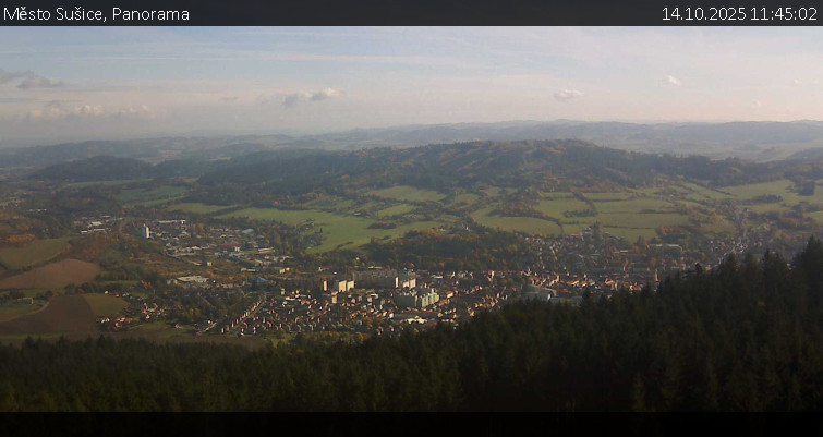Město Sušice - Panorama - 14.10.2025 v 11:45 Město Sušice - Panorama - 14.10.2025 v 11:45