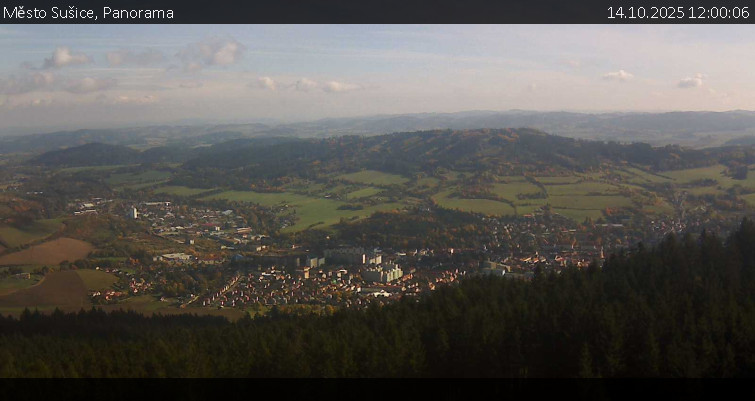 Město Sušice - Panorama - 14.10.2025 v 12:00 Město Sušice - Panorama - 14.10.2025 v 12:00