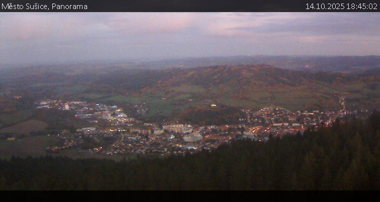 Město Sušice - Panorama - 14.10.2025 v 18:45 Město Sušice - Panorama - 14.10.2025 v 18:45
