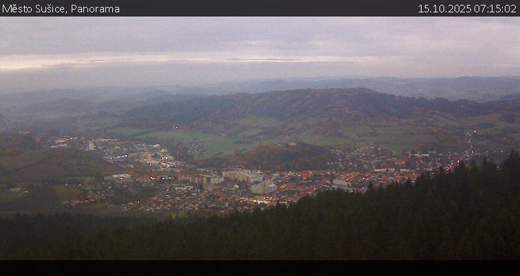 Město Sušice - Panorama - 15.10.2025 v 07:15 Město Sušice - Panorama - 15.10.2025 v 07:15