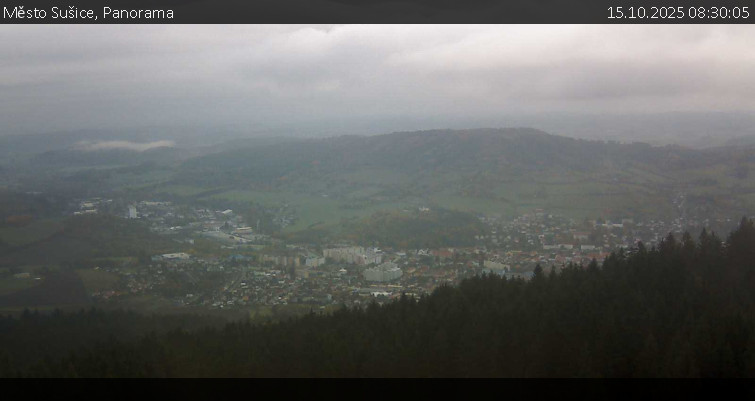 Město Sušice - Panorama - 15.10.2025 v 08:30 Město Sušice - Panorama - 15.10.2025 v 08:30