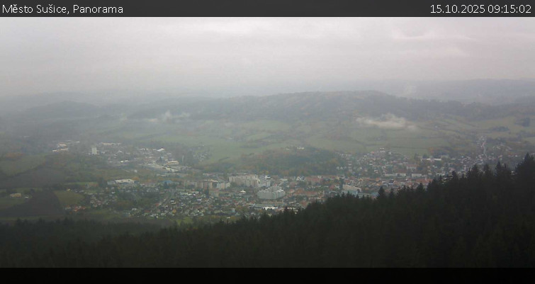 Město Sušice - Panorama - 15.10.2025 v 09:15 Město Sušice - Panorama - 15.10.2025 v 09:15