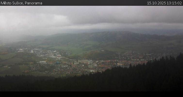 Město Sušice - Panorama - 15.10.2025 v 13:15 Město Sušice - Panorama - 15.10.2025 v 13:15