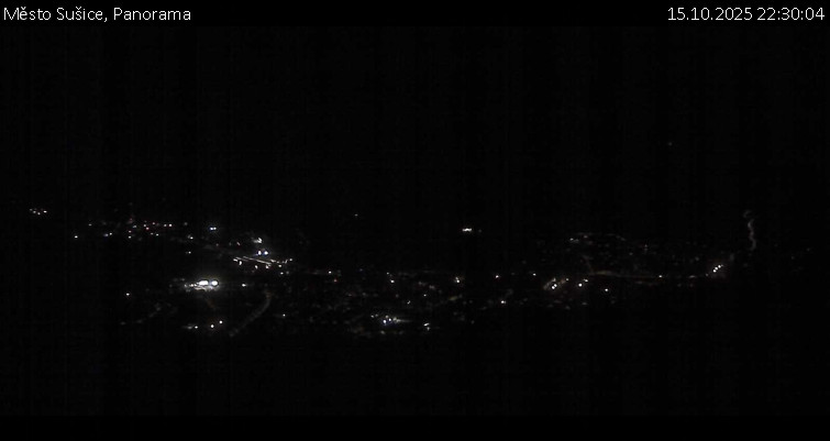 Město Sušice - Panorama - 15.10.2025 v 22:30 Město Sušice - Panorama - 15.10.2025 v 22:30