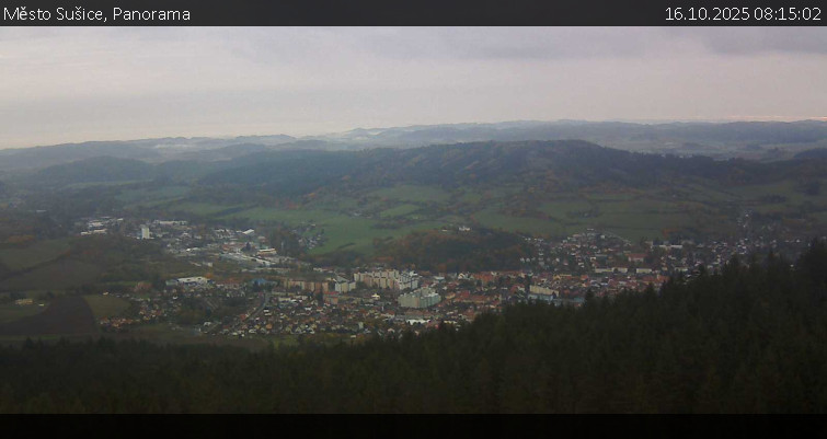 Město Sušice - Panorama - 16.10.2025 v 08:15 Město Sušice - Panorama - 16.10.2025 v 08:15