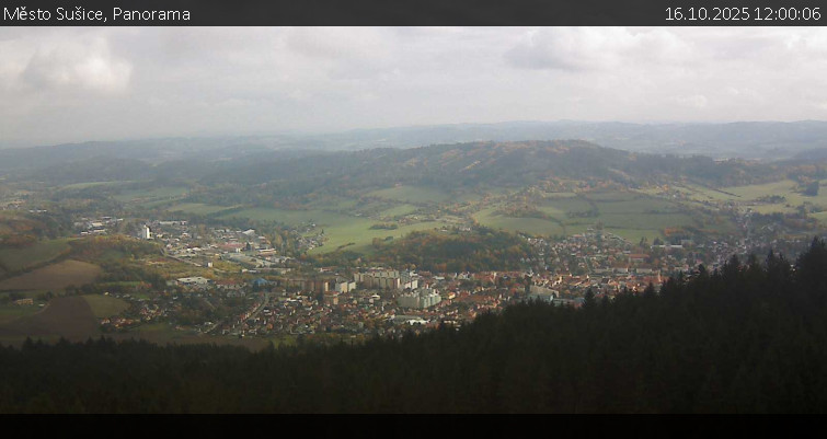 Město Sušice - Panorama - 16.10.2025 v 12:00 Město Sušice - Panorama - 16.10.2025 v 12:00