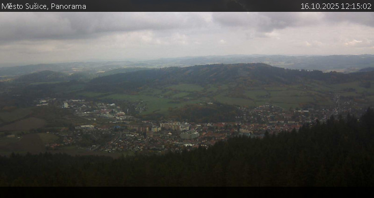Město Sušice - Panorama - 16.10.2025 v 12:15 Město Sušice - Panorama - 16.10.2025 v 12:15