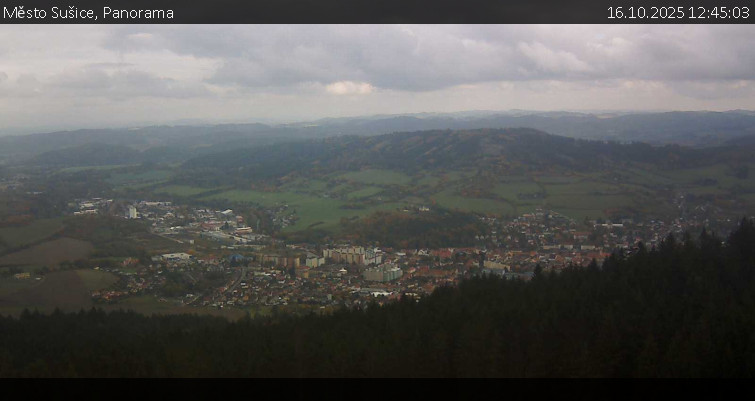 Město Sušice - Panorama - 16.10.2025 v 12:45 Město Sušice - Panorama - 16.10.2025 v 12:45