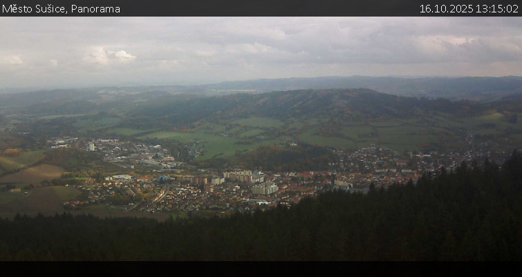 Město Sušice - Panorama - 16.10.2025 v 13:15 Město Sušice - Panorama - 16.10.2025 v 13:15
