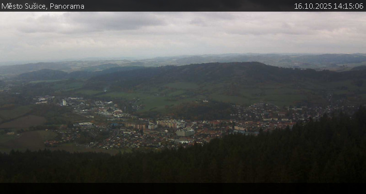 Město Sušice - Panorama - 16.10.2025 v 14:15 Město Sušice - Panorama - 16.10.2025 v 14:15