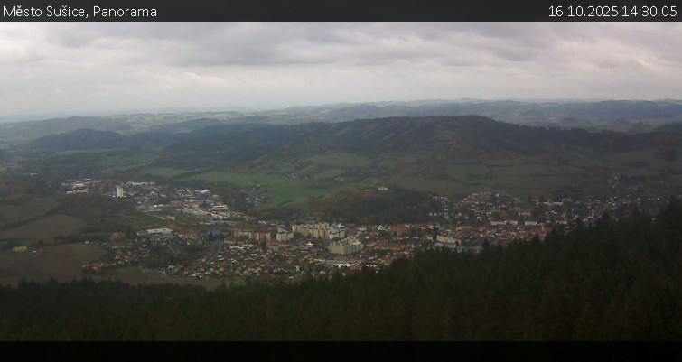 Město Sušice - Panorama - 16.10.2025 v 14:30 Město Sušice - Panorama - 16.10.2025 v 14:30