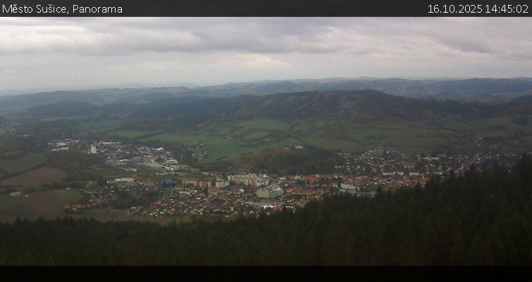 Město Sušice - Panorama - 16.10.2025 v 14:45 Město Sušice - Panorama - 16.10.2025 v 14:45
