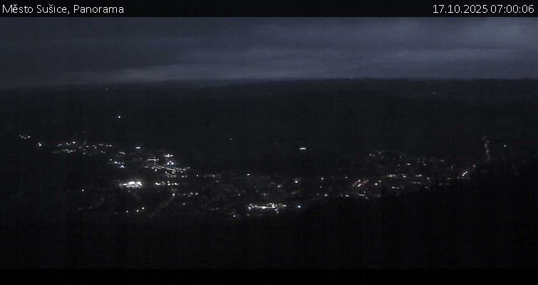 Město Sušice - Panorama - 17.10.2025 v 07:00 Město Sušice - Panorama - 17.10.2025 v 07:00