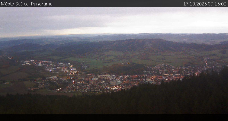 Město Sušice - Panorama - 17.10.2025 v 07:15 Město Sušice - Panorama - 17.10.2025 v 07:15