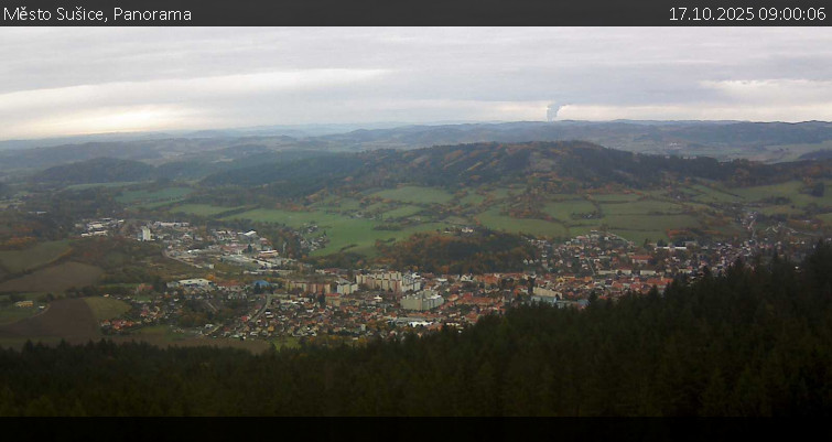 Město Sušice - Panorama - 17.10.2025 v 09:00 Město Sušice - Panorama - 17.10.2025 v 09:00