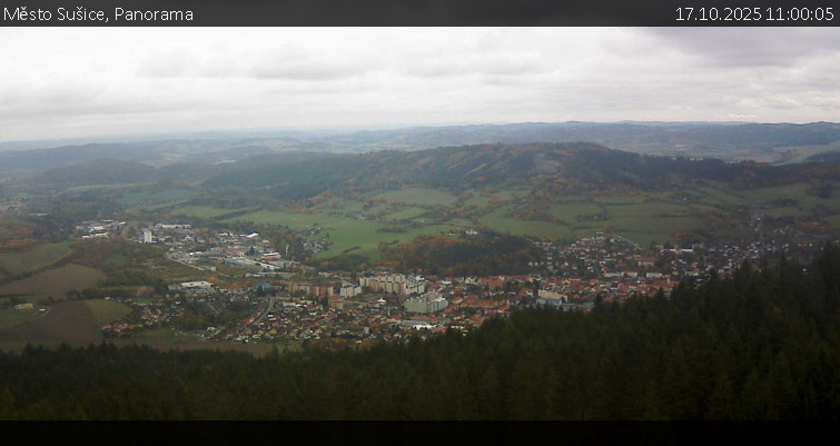 Město Sušice - Panorama - 17.10.2025 v 11:00 Město Sušice - Panorama - 17.10.2025 v 11:00