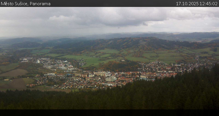 Město Sušice - Panorama - 17.10.2025 v 12:45 Město Sušice - Panorama - 17.10.2025 v 12:45