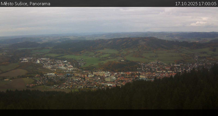 Město Sušice - Panorama - 17.10.2025 v 17:00 Město Sušice - Panorama - 17.10.2025 v 17:00