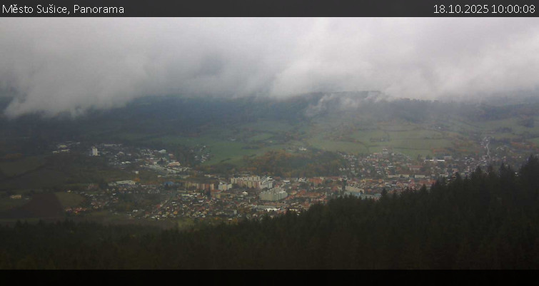 Město Sušice - Panorama - 18.10.2025 v 10:00 Město Sušice - Panorama - 18.10.2025 v 10:00