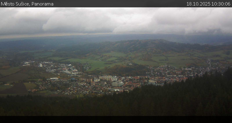 Město Sušice - Panorama - 18.10.2025 v 10:30 Město Sušice - Panorama - 18.10.2025 v 10:30