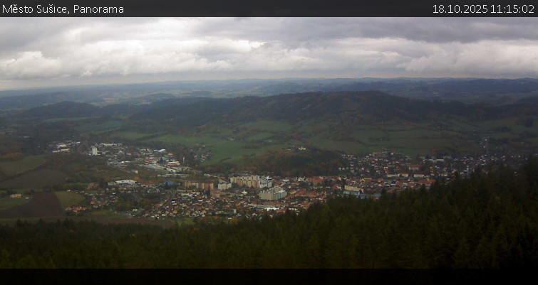 Město Sušice - Panorama - 18.10.2025 v 11:15 Město Sušice - Panorama - 18.10.2025 v 11:15