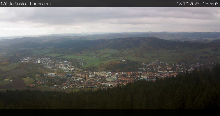 Město Sušice - Panorama - 18.10.2025 v 12:45 Město Sušice - Panorama - 18.10.2025 v 12:45