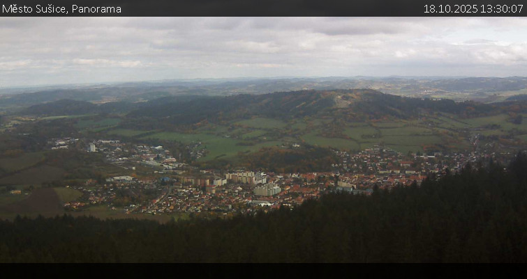 Město Sušice - Panorama - 18.10.2025 v 13:30 Město Sušice - Panorama - 18.10.2025 v 13:30