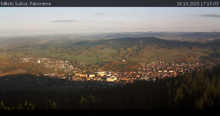 Město Sušice - Panorama - 18.10.2025 v 17:15 Město Sušice - Panorama - 18.10.2025 v 17:15