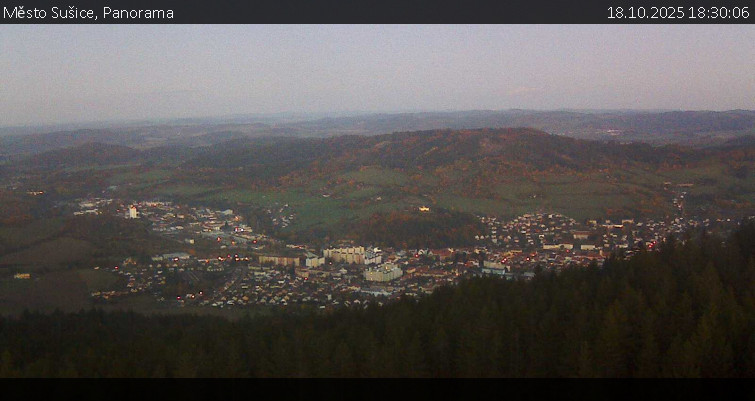 Město Sušice - Panorama - 18.10.2025 v 18:30 Město Sušice - Panorama - 18.10.2025 v 18:30