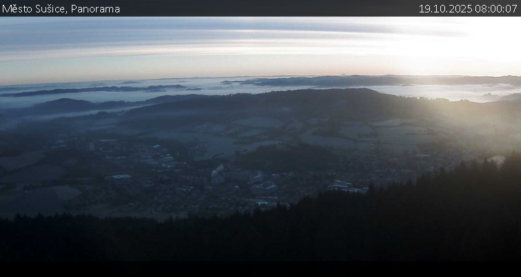 Město Sušice - Panorama - 19.10.2025 v 08:00 Město Sušice - Panorama - 19.10.2025 v 08:00