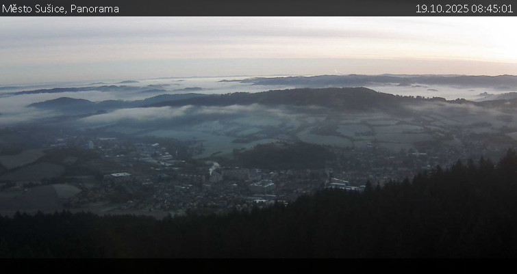 Město Sušice - Panorama - 19.10.2025 v 08:45 Město Sušice - Panorama - 19.10.2025 v 08:45