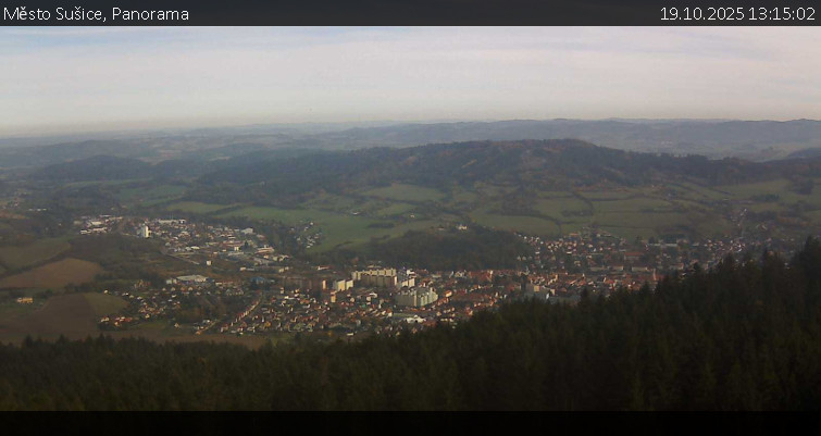 Město Sušice - Panorama - 19.10.2025 v 13:15 Město Sušice - Panorama - 19.10.2025 v 13:15