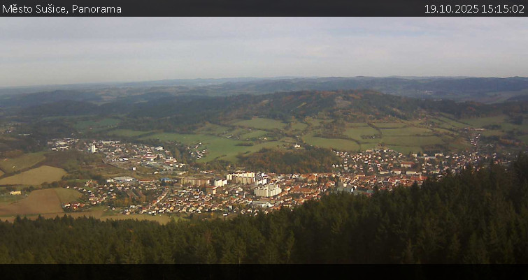 Město Sušice - Panorama - 19.10.2025 v 15:15 Město Sušice - Panorama - 19.10.2025 v 15:15