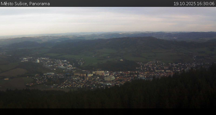 Město Sušice - Panorama - 19.10.2025 v 16:30 Město Sušice - Panorama - 19.10.2025 v 16:30