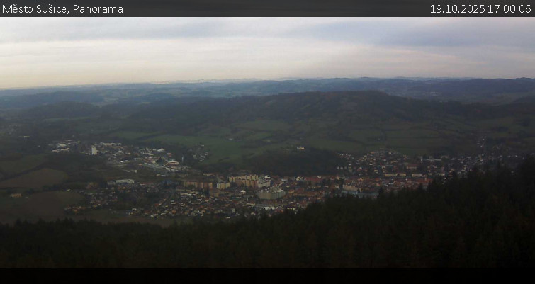 Město Sušice - Panorama - 19.10.2025 v 17:00 Město Sušice - Panorama - 19.10.2025 v 17:00