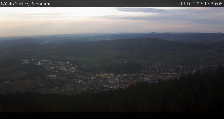 Město Sušice - Panorama - 19.10.2025 v 17:30 Město Sušice - Panorama - 19.10.2025 v 17:30