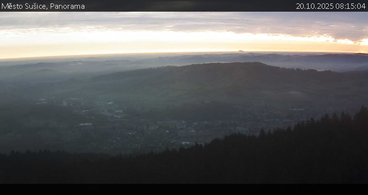 Město Sušice - Panorama - 20.10.2025 v 08:15 Město Sušice - Panorama - 20.10.2025 v 08:15