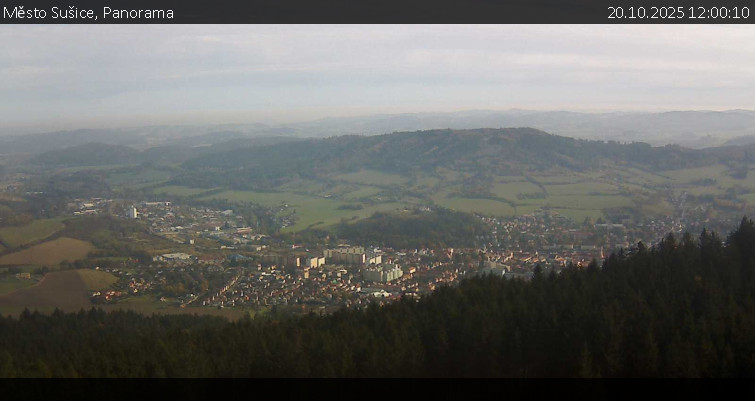 Město Sušice - Panorama - 20.10.2025 v 12:00 Město Sušice - Panorama - 20.10.2025 v 12:00