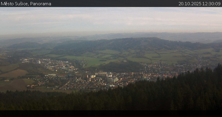Město Sušice - Panorama - 20.10.2025 v 12:30 Město Sušice - Panorama - 20.10.2025 v 12:30