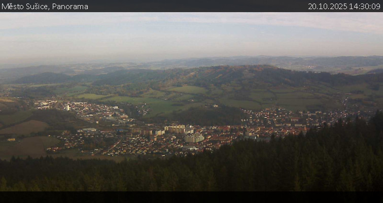 Město Sušice - Panorama - 20.10.2025 v 14:30 Město Sušice - Panorama - 20.10.2025 v 14:30