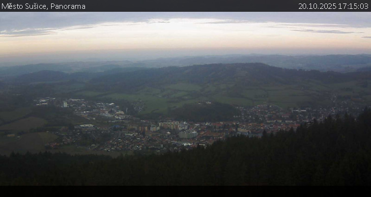 Město Sušice - Panorama - 20.10.2025 v 17:15 Město Sušice - Panorama - 20.10.2025 v 17:15