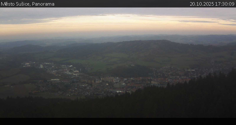 Město Sušice - Panorama - 20.10.2025 v 17:30 Město Sušice - Panorama - 20.10.2025 v 17:30
