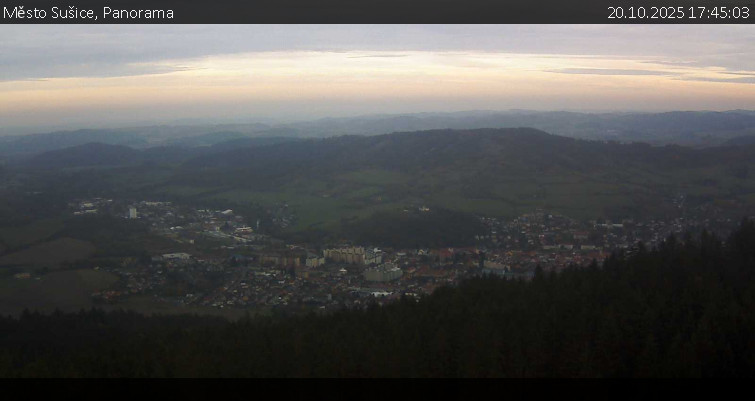 Město Sušice - Panorama - 20.10.2025 v 17:45 Město Sušice - Panorama - 20.10.2025 v 17:45
