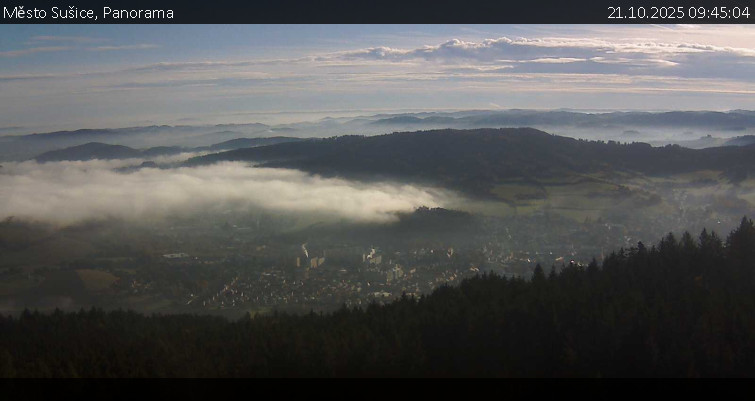 Město Sušice - Panorama - 21.10.2025 v 09:45 Město Sušice - Panorama - 21.10.2025 v 09:45
