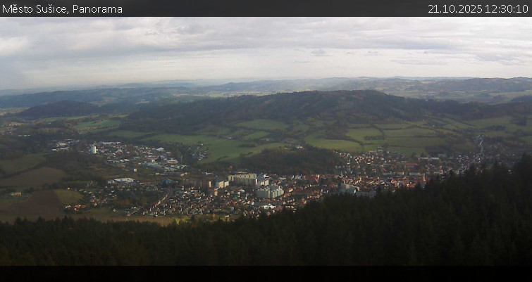 Město Sušice - Panorama - 21.10.2025 v 12:30 Město Sušice - Panorama - 21.10.2025 v 12:30