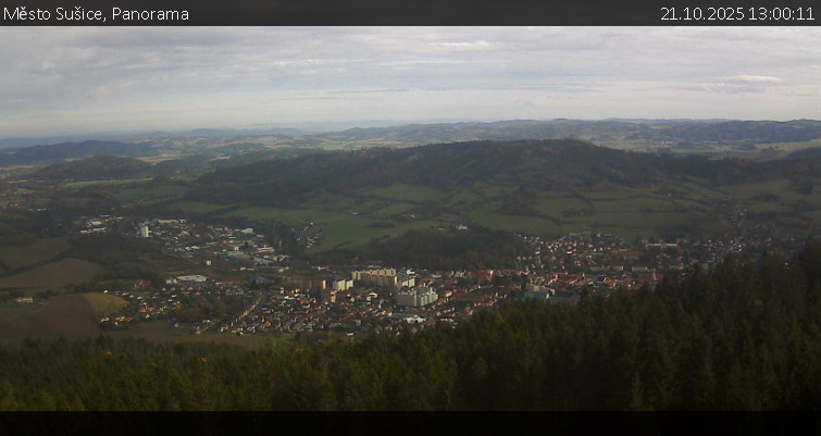 Město Sušice - Panorama - 21.10.2025 v 13:00 Město Sušice - Panorama - 21.10.2025 v 13:00