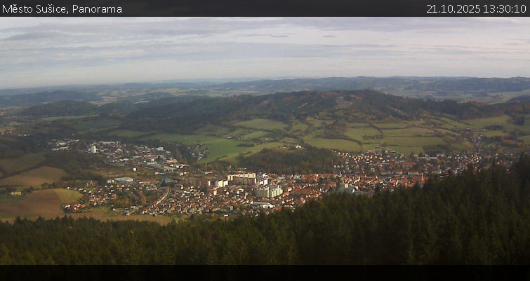 Město Sušice - Panorama - 21.10.2025 v 13:30 Město Sušice - Panorama - 21.10.2025 v 13:30