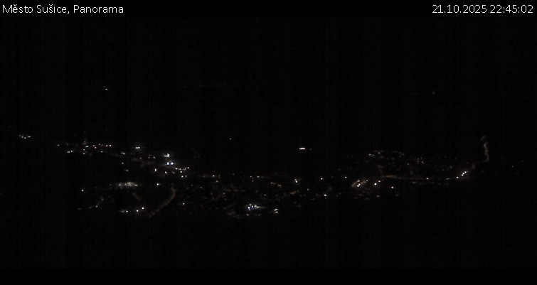 Město Sušice - Panorama - 21.10.2025 v 22:45 Město Sušice - Panorama - 21.10.2025 v 22:45
