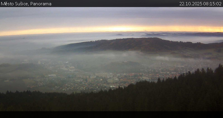 Město Sušice - Panorama - 22.10.2025 v 08:15 Město Sušice - Panorama - 22.10.2025 v 08:15