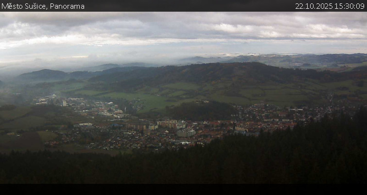 Město Sušice - Panorama - 22.10.2025 v 15:30 Město Sušice - Panorama - 22.10.2025 v 15:30